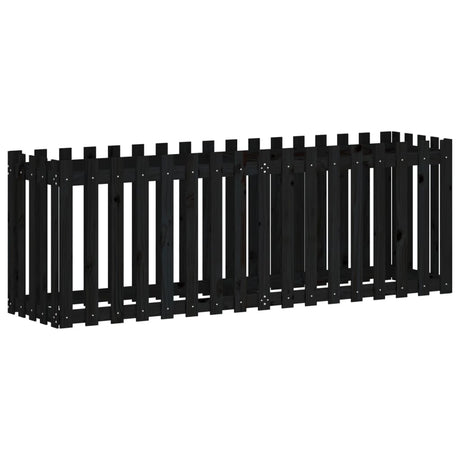 Vidaxl Sadzarca Utrzymanie HEK Design 200x50x70 cm sosna drewniana czarna