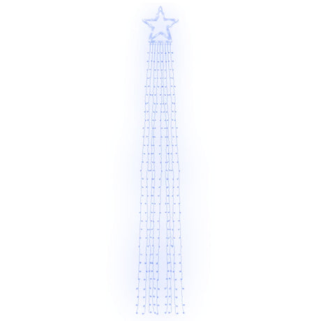 VidaXL Oświetlenie choinkowe 320 niebieskich diod LED 375 cm