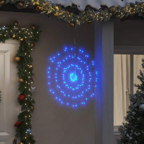 Vidaxl Christmas Lighting Fireworks 4 ST 140 LED 17 cm niebieski