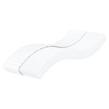 Vidaxl schuimmatras hardheid h2 h3 90x200 cm wit