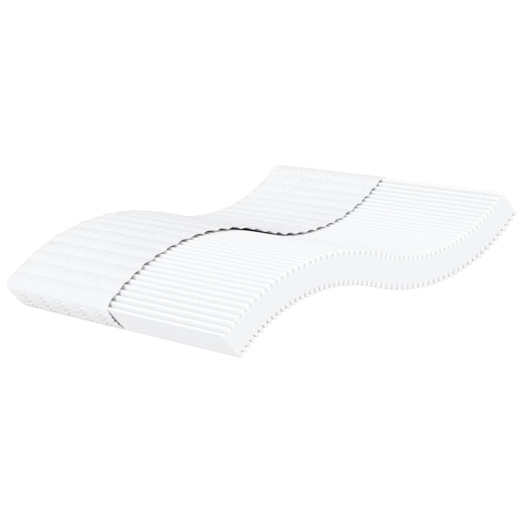 Vidaxl schuimmatras hardheid h2 h3 180x200 cm wit