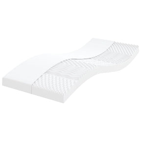 Vidaxl schuimmatras 7 zones hardheid 20 ild 80x200 cm wit