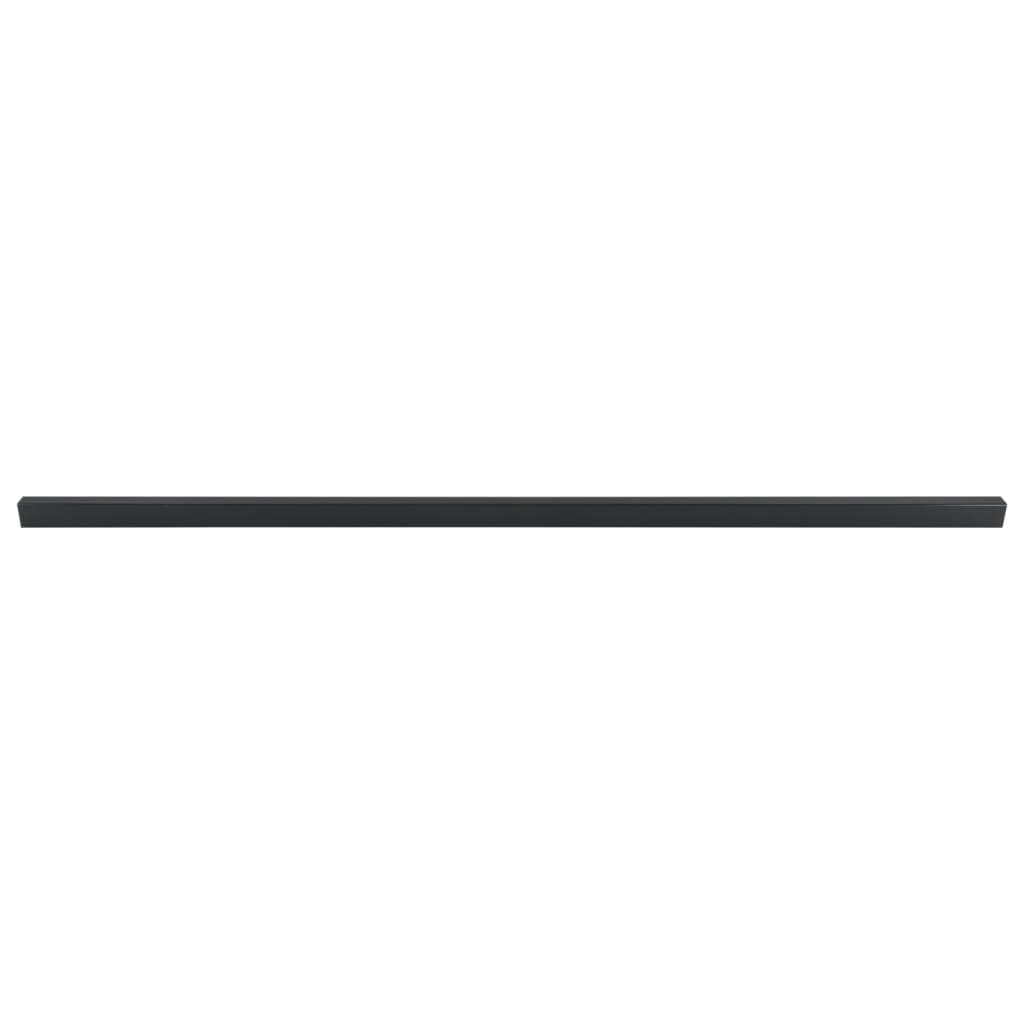 Vidaxl Fence Posts 20 St 220 cm stalowy szary