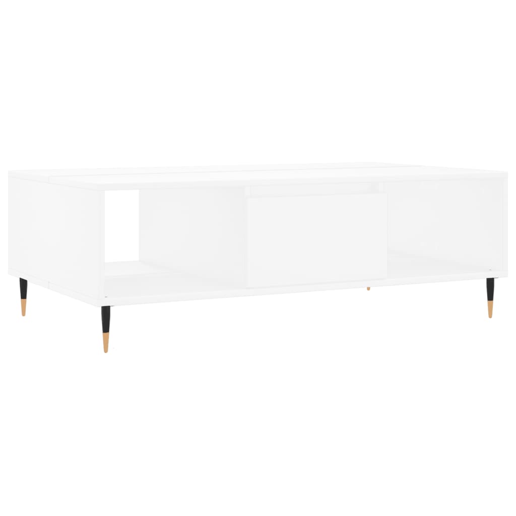 Vidaxl salontafel 104x60x35 cm bewerkt hout wit