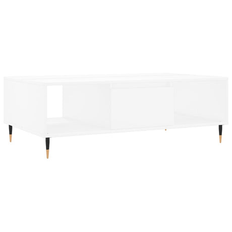 Vidaxl salontafel 104x60x35 cm bewerkt hout wit