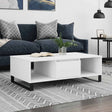 Vidaxl salontafel 104x60x35 cm bewerkt hout wit