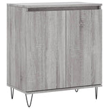 Vidaxl dressoir 60x35x70 cm bewerkt hout grijs sonoma eikenkleurig