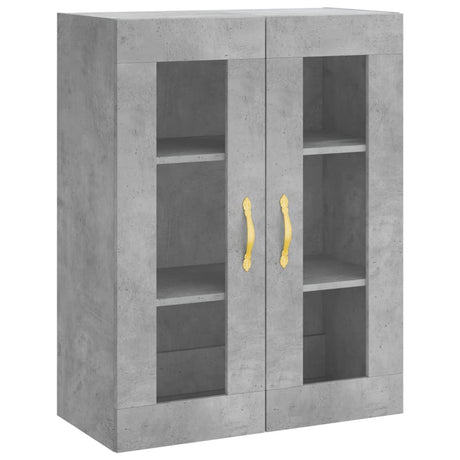 Vidaxl bovenkast 69,5x34x90 cm betongrijs