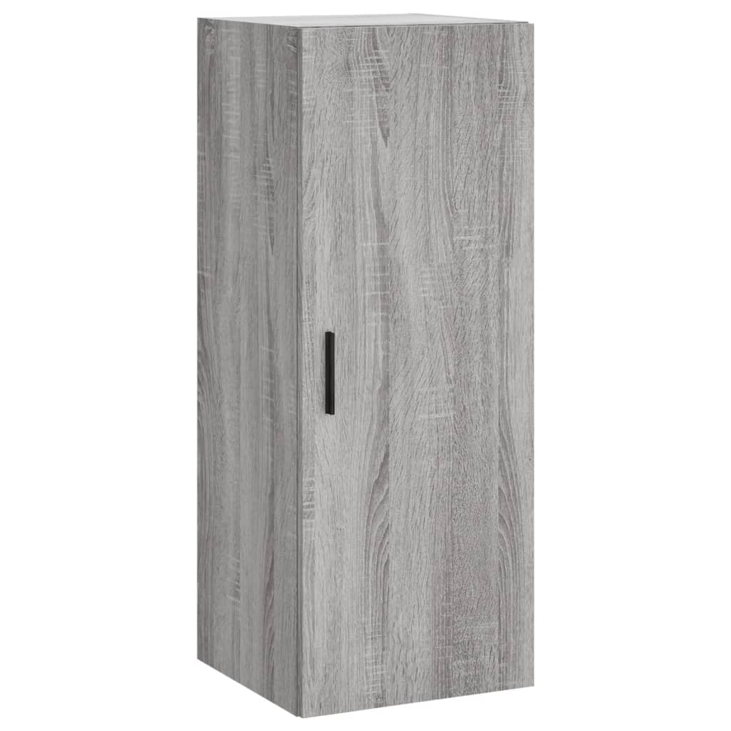 Vidaxl bovenkast 34,5x34x90 cm grijs sonoma eikenkleurig