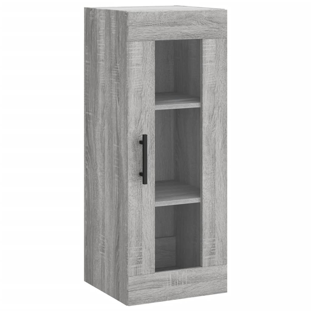 Vidaxl bovenkast 34,5x34x90 cm grijs sonoma eikenkleurig