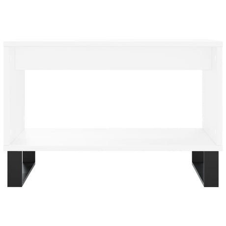 Vidaxl salontafel 60x50x40 cm bewerkt hout wit