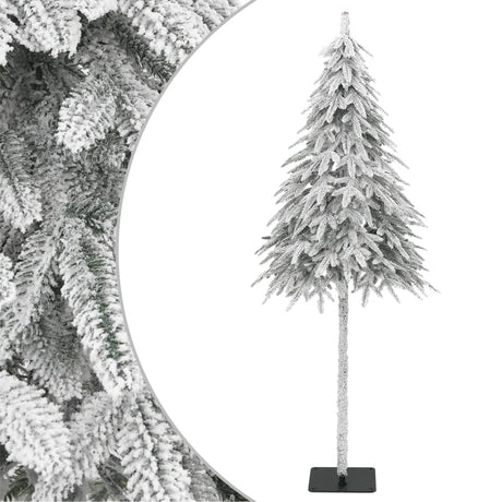 VidaXL Sztuczna choinka ze śniegiem 210 cm