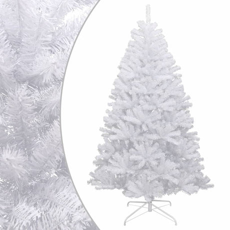 VidaXL Sztuczna choinka z zawiasami i śniegiem 120 cm