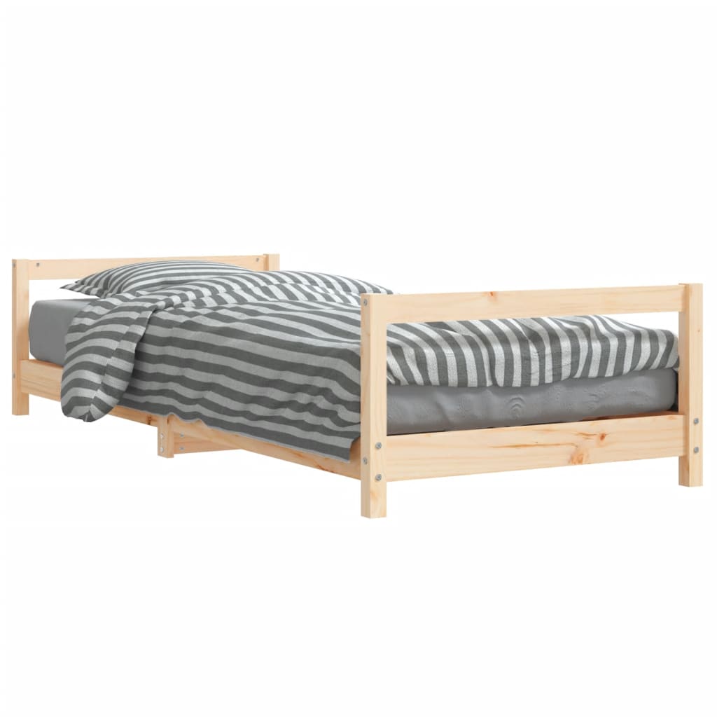 Vidaxl kinderbedframe 80x200 cm massief grenenhout