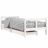 Vidaxl kinderbedframe met lades 80x200 cm massief grenenhout