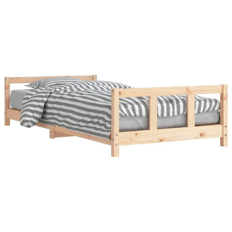 Vidaxl kinderbedframe 90x200 cm massief grenenhout