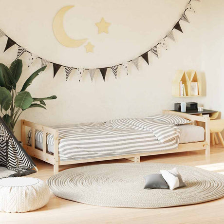 Vidaxl kinderbedframe 90x200 cm massief grenenhout