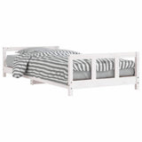 Vidaxl kinderbedframe 90x200 cm massief grenenhout wit