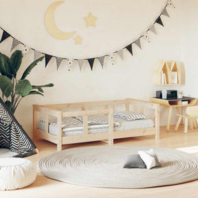 Vidaxl kinderbedframe 70x140 cm massief grenenhout
