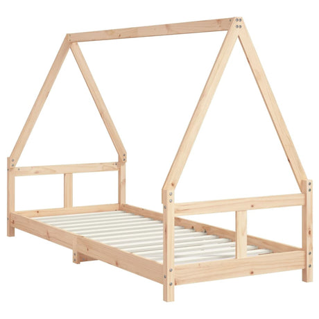 Vidaxl kinderbedframe 80x200 cm massief grenenhout