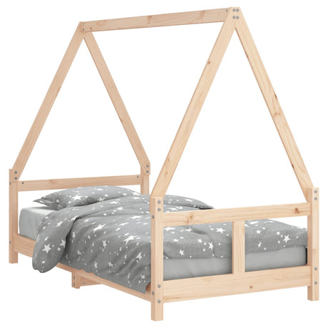 Vidaxl kinderbedframe 80x160 cm massief grenenhout