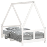Vidaxl kinderbedframe 80x160 cm massief grenenhout wit