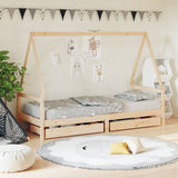 Vidaxl kinderbedframe 90x200 cm massief grenenhout