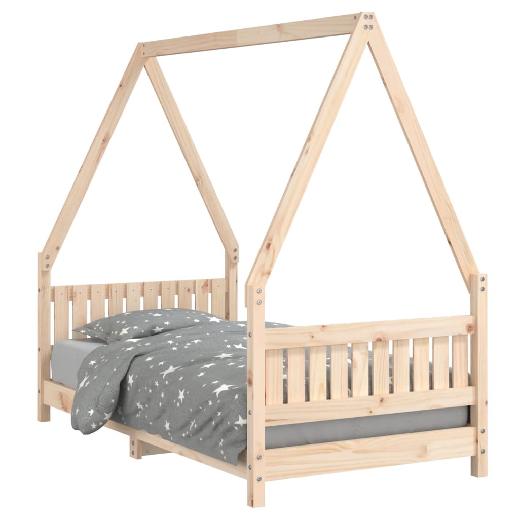 Vidaxl kinderbedframe 80x160 cm massief grenenhout