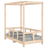 Vidaxl kinderbedframe 70x140 cm massief grenenhout