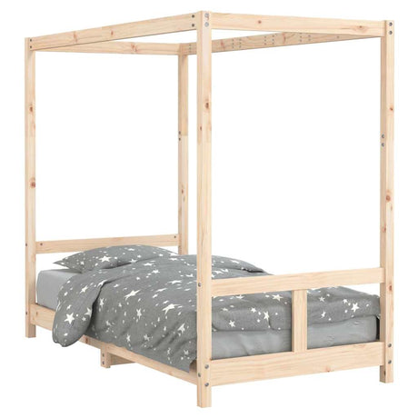 Vidaxl kinderbedframe 80x160 cm massief grenenhout