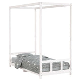 Vidaxl kinderbedframe 90x190 cm massief grenenhout wit