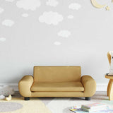Vidaxl kinderbank 70x45x33 cm fluweel bruin