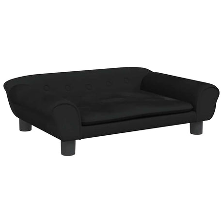 Vidaxl kinderbank 70x45x26 cm fluweel zwart