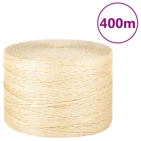 Lina vidaxl 3 mm 400 m 100% siisal