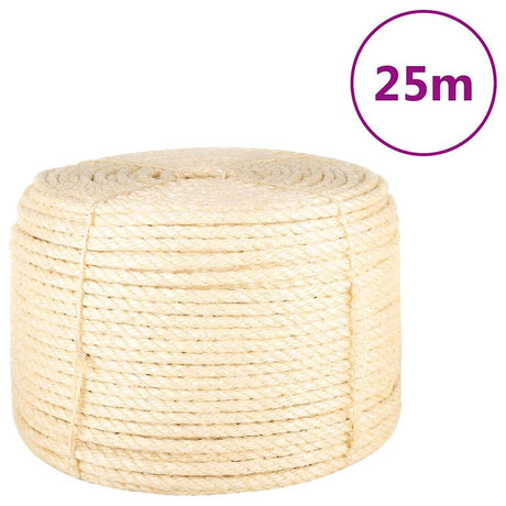 Vidaxl Rope 12 mm 25 m 100% siisal
