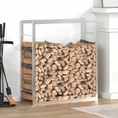 Kominek vidaxl 80x28x86 cm ze stali nierdzewnej