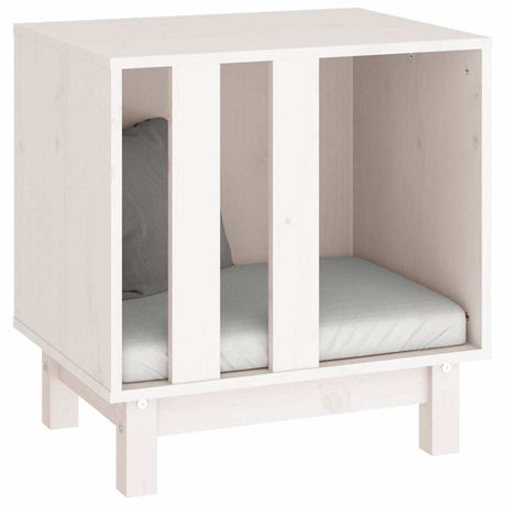 Vidaxl Dog Loft 50x40x52 cm stałą sosną białą