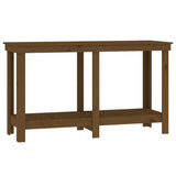 Vidaxl Workbench 140x50x80 cm stałego sosny miód brązowy