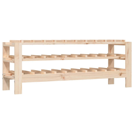 Vidaxl wijnrek 109,5x30x42 cm massief grenenhout