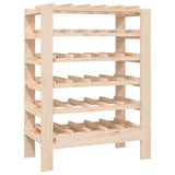 Vidaxl wijnrek 61,5x30x82 cm massief grenenhout