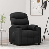 Vidaxl fauteuil verstelbaar elektrisch stof zwart
