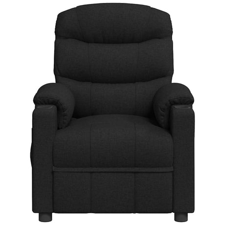 Vidaxl massagestoel elektrisch stof zwart