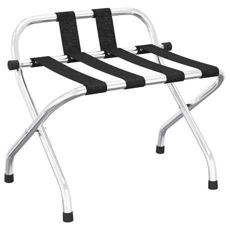Bagażnik Vidaxx z oparciem srebrny 56x39x52cm