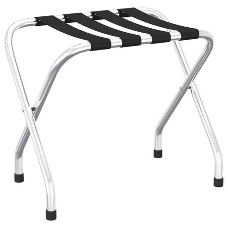 Vidaxl Bagagage Rack 56x40x49 cm czarno -srebrne