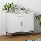 Vidaxl dressoir molde 90x40x80 cm massief grenenhout wit