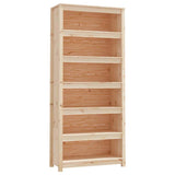 Vidaxl boekenkast 80x35x183 cm massief grenenhout