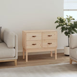 Vidaxl wandkast 90x40x78 cm massief grenenhout