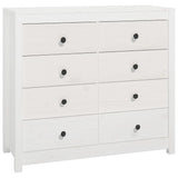 Vidaxl dressoir 100x40x90 cm massief grenenhout wit