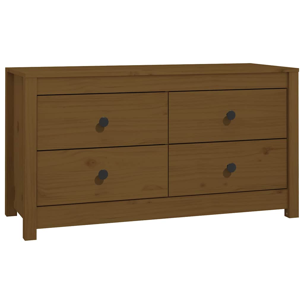 Vidaxl dressoir 100x40x54 cm massief grenenhout honingbruin