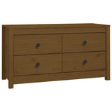 Vidaxl dressoir 100x40x54 cm massief grenenhout honingbruin